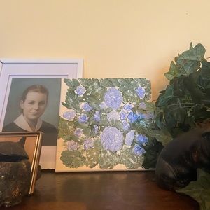 Wall art flower painting